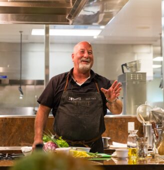 Chef Mark during a chef event.